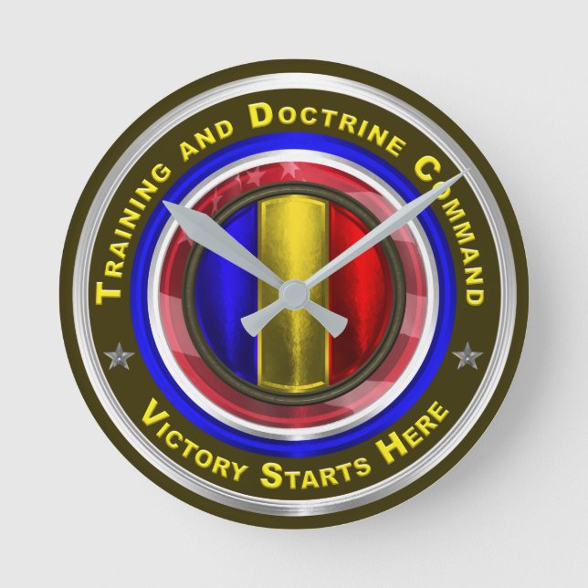 Horloge Ronde Army Training and Doctrine Command Keepsake (Recto)
