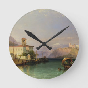 Horloge Ronde Arona et le château d'Angera, lac Maggiore, 185