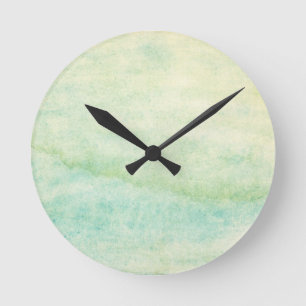 Horloge Ronde Arrière - plan abstrait 2 d'aquarelle