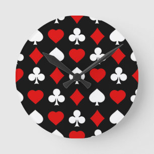 Horloge Ronde Arrière - plan avec costumes