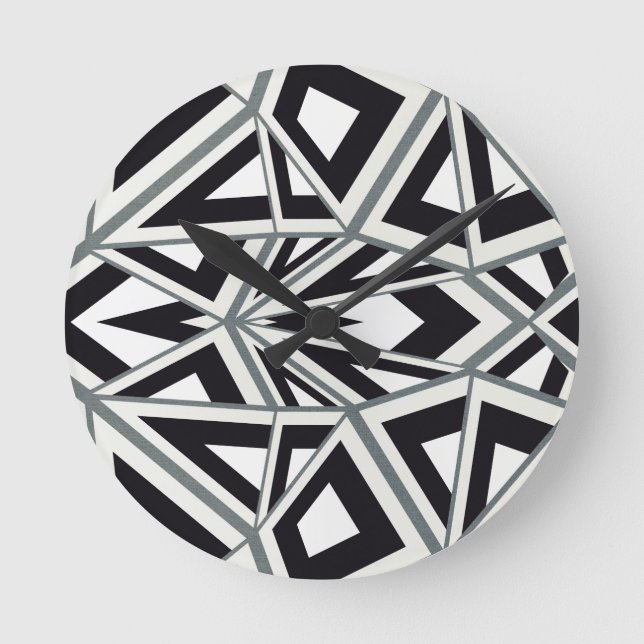 Horloge Ronde Art abstrait (Recto)