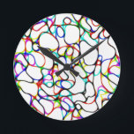 Horloge Ronde Art Abstrait multicolore<br><div class="desc">2022-23</div>