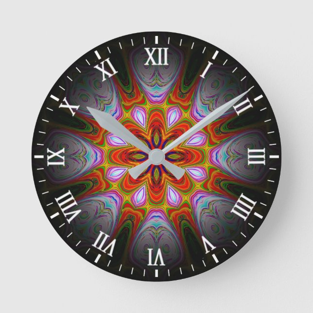 Horloge Ronde Art antique Abstrait-18434 (Recto)