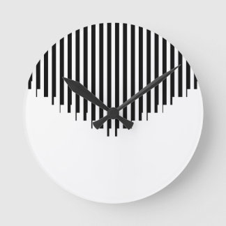 Horloge Ronde Art ASCII