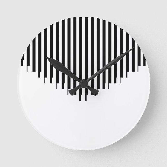 Horloge Ronde Art ASCII (Recto)