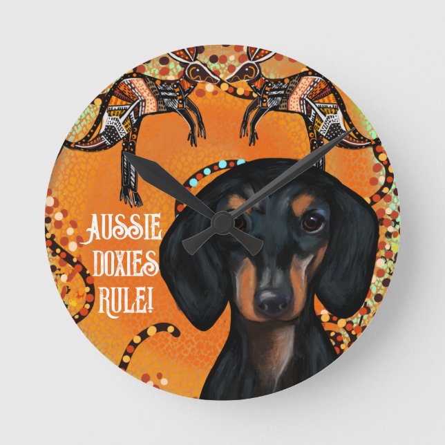 HORLOGE RONDE ART AUSTRALIE                   (Recto)