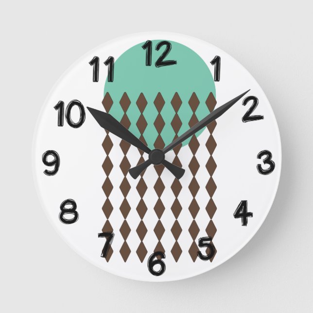 Horloge Ronde Art circulaire (Recto)