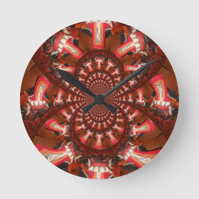 Horloge Ronde Art de langue kaléidoscope Impression/graphique (Recto)