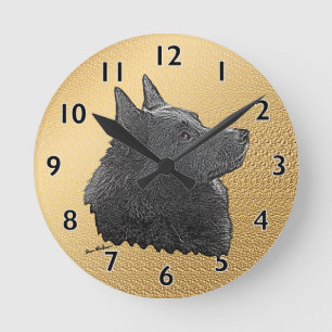 Horloge Ronde Art de Schipperke