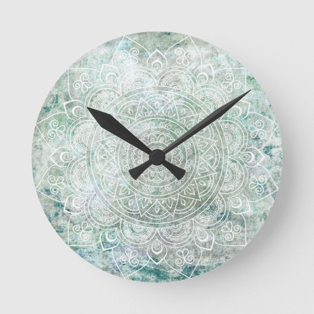 Horloge Ronde art mandala (Recto)