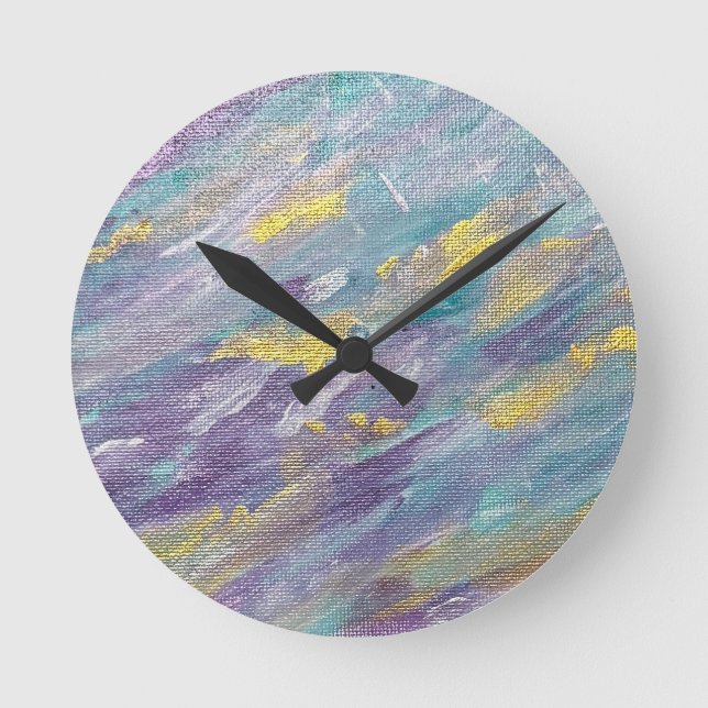 Horloge Ronde Art moderne Quiet Reign (Recto)