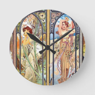 Horloge Ronde Art Nouveau
