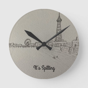 Horloge Ronde Art original de la tour Blackpool
