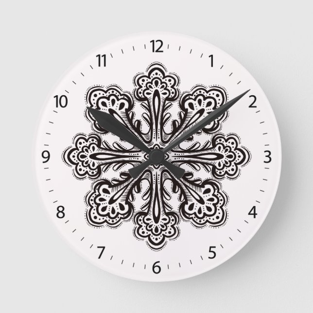 Horloge Ronde Art To Color (Recto)