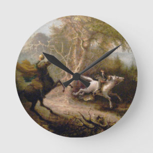 Horloge Ronde Art vintage de Sleepy Hollow