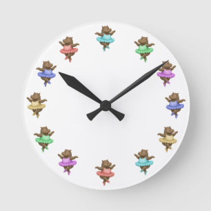 Horloge Ronde Artiste de cirque Helene