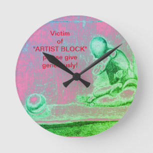 Horloge Ronde Artists and creative people dread artist's block