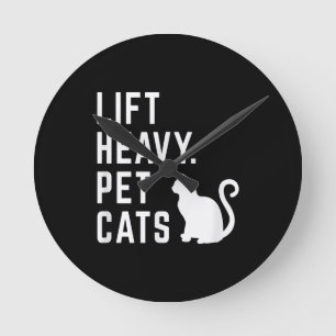 Horloge Ronde Ascenseur Chats pour animaux de compagnie lourds -