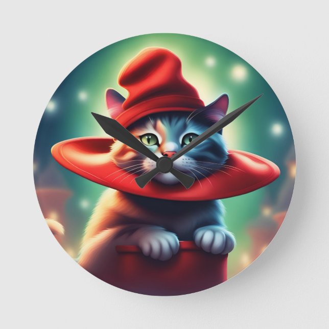 Horloge Ronde assistant cat (Recto)