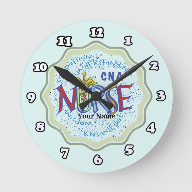Horloge Ronde Assistant infirmier Axiome (Recto)