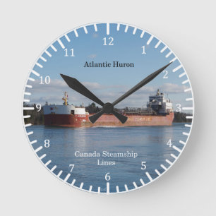 Horloge Ronde Atlantic Huron clock