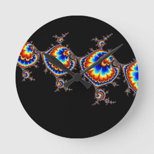 Horloge Ronde Attaque Ufo - Art Fractal