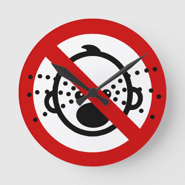 Horloge Ronde AUCUN ⚠ thaïlandais de signe d'aéroport de ⚠ de (Recto)