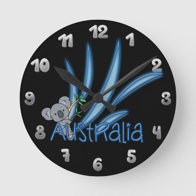 Horloge Ronde Australie (Recto)