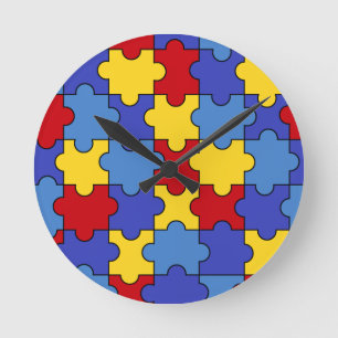 Horloge Ronde Autism