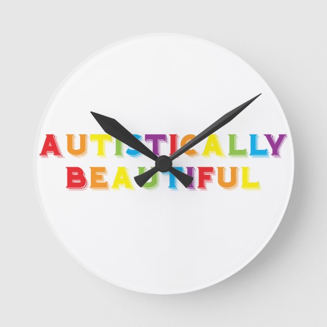Horloge Ronde Autiste beau (Recto)