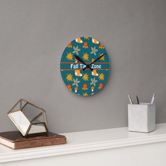 Horloge Ronde Automne (Bureau)