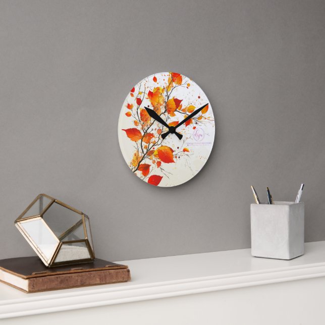 HORLOGE RONDE AUTOMNE N° 1 (Bureau)