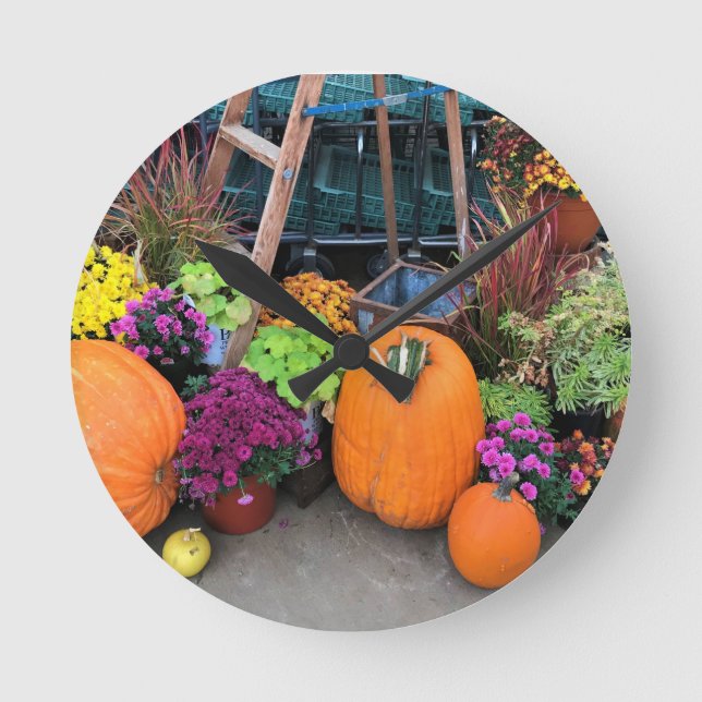 Horloge Ronde Autumn Decor (Recto)