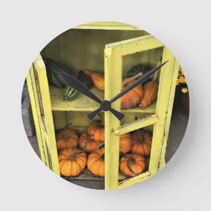 Horloge Ronde Autumn Decor