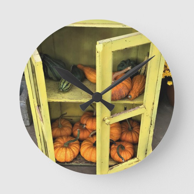 Horloge Ronde Autumn Decor (Recto)