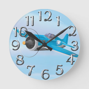 Horloge Ronde Avion