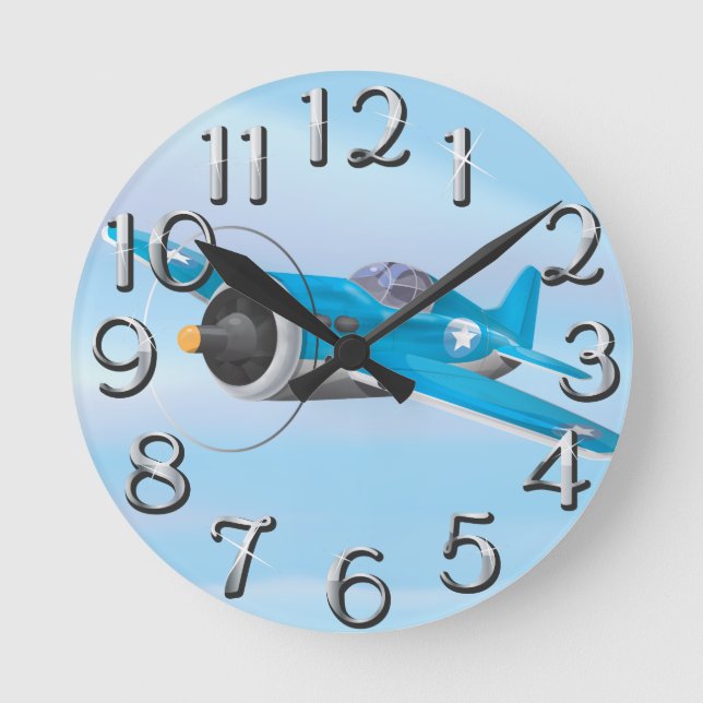 Horloge Ronde Avion (Recto)