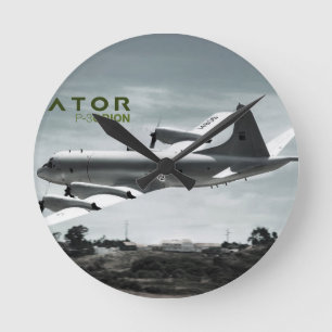 Horloge Ronde Avion de l'aviateur P3 Orion