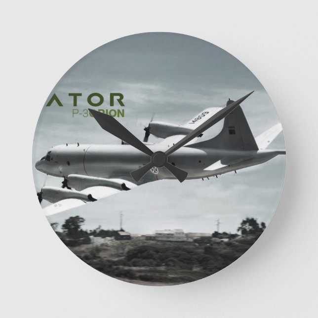 Horloge Ronde Avion P3 Orion (Recto)