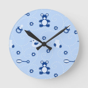 Horloge Ronde Baby-boy Quilt Pattern