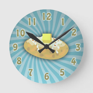 Horloge Ronde Baked potato