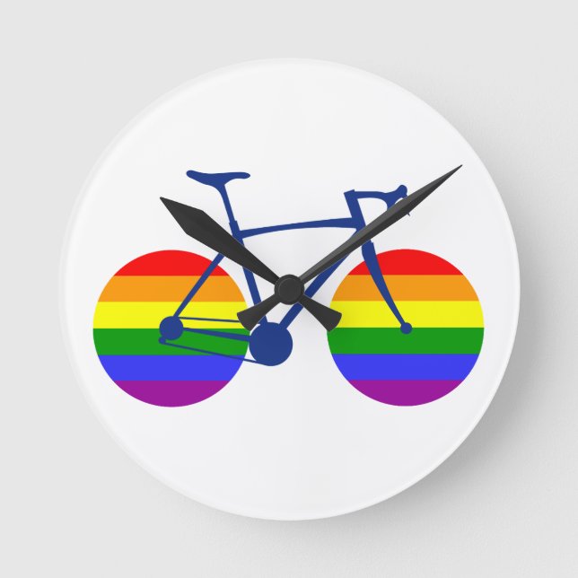 Horloge Ronde Balade En Vélo Pride (Recto)