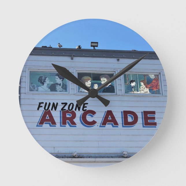 Horloge Ronde Balboa Fun Zone, Newport Beach, Californie (Recto)