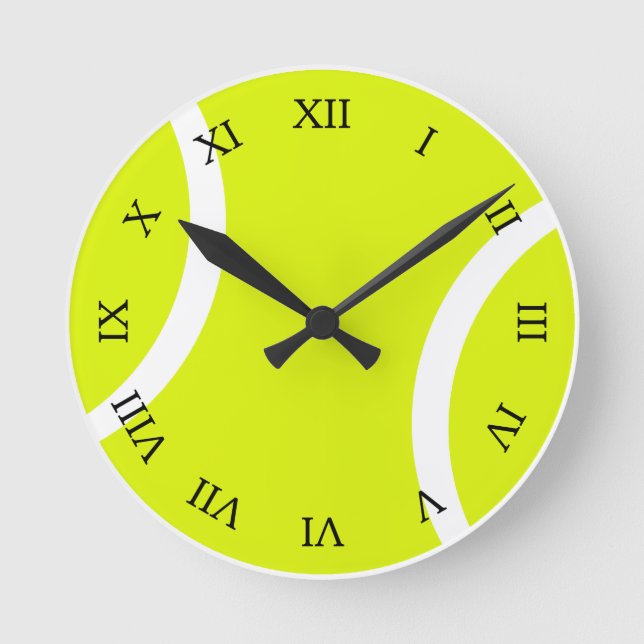 Horloge Ronde Ball de tennis (Recto)