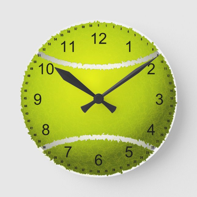 Horloge Ronde Ball de tennis (Recto)