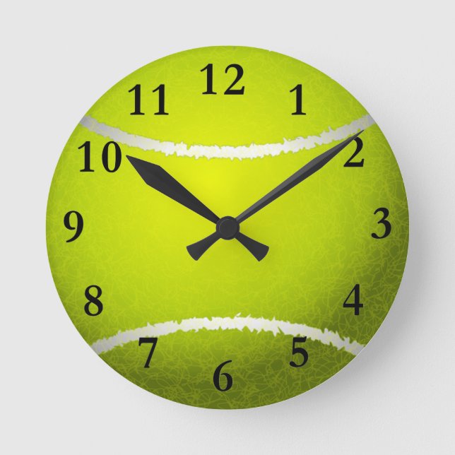 Horloge Ronde Balle de tennis (Recto)