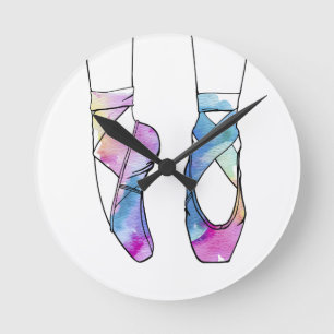Horloge Ronde Ballerina Cute Ballet