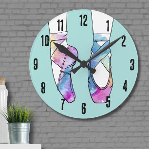 Horloge Ronde Ballerina Cute Ballet