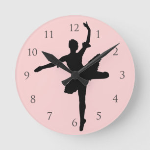 Horloge Ronde Ballet avec chiffres