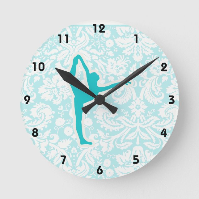 Horloge Ronde Ballet turquoise (Recto)